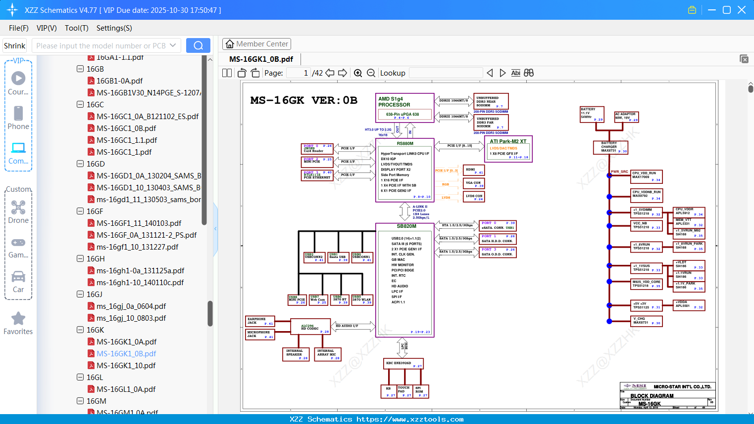 Laptop MSI MS-16GK1_0B